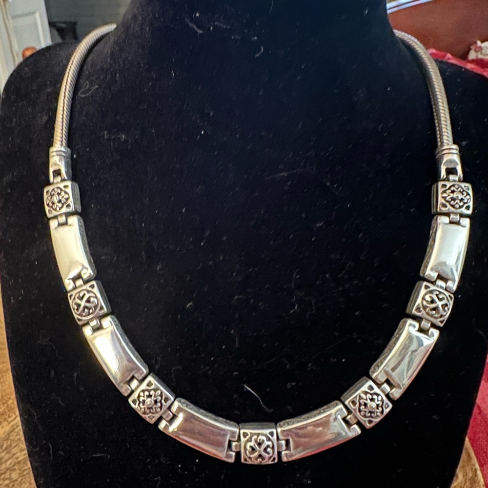 Brighton Tribeca Solid Rectangle Bar Square Link … - image 2